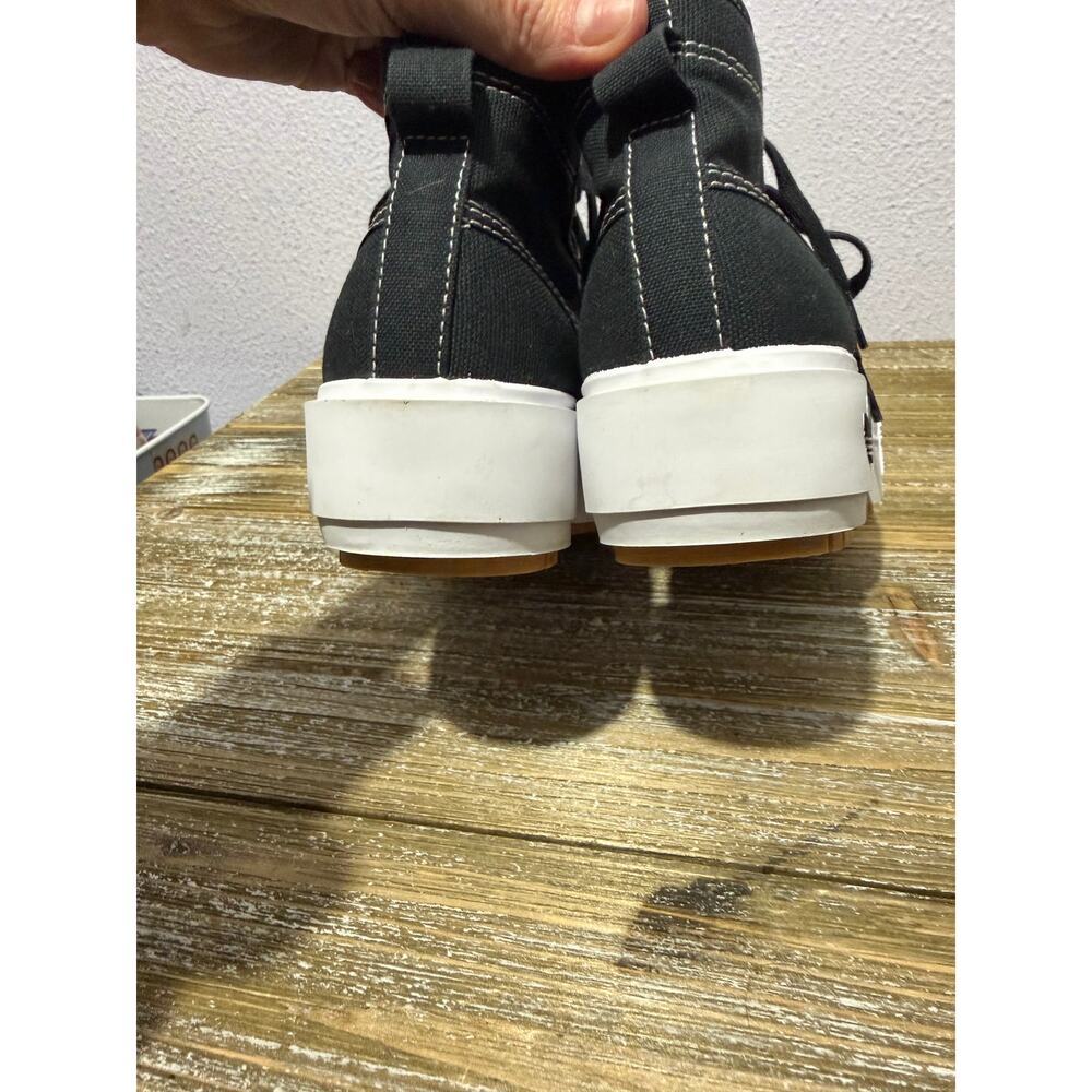 Adidas‎ Nizza Trek Black White GZ8857 Platform Hi Top Canvas Sneakers Women's 7 - Picture 6 of 10